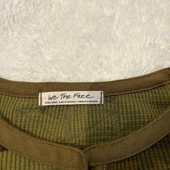 We the Free Womens Green Camp Long Sleeve Size XS Grunge/Indie/Dark Core - Picture 5 of 6